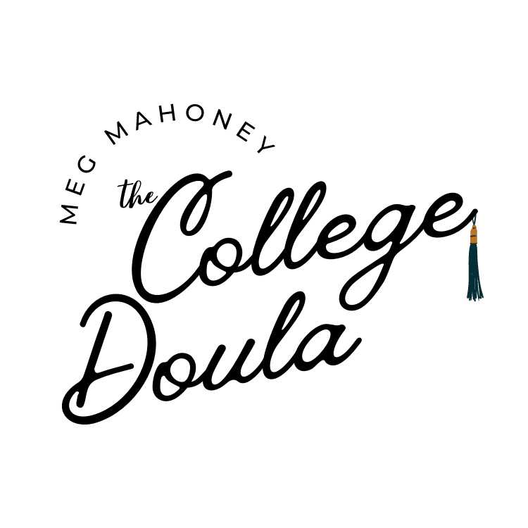 The College Doula Logo. College admissions counseling for middle school and high school students